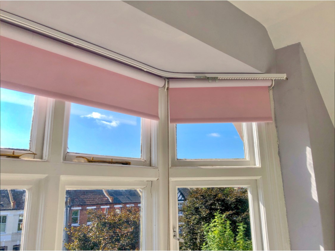 Professional roller blind installation