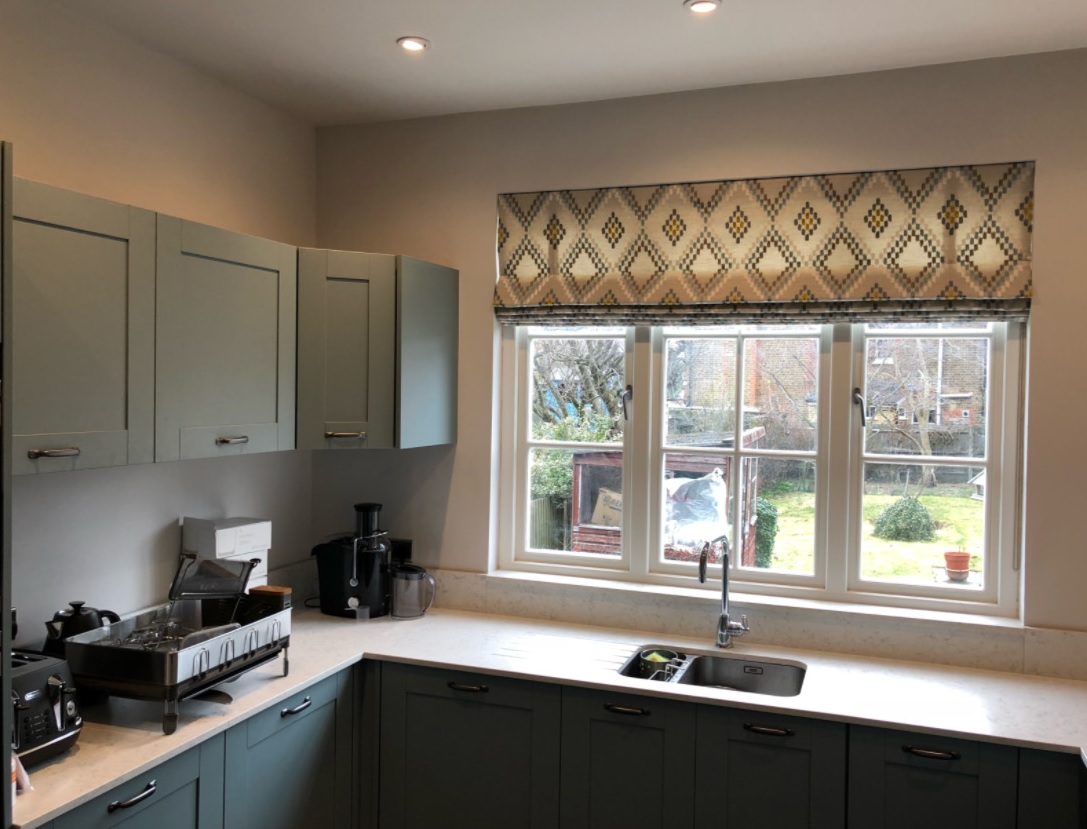 Transform Your Space with Beautiful Roman Blinds Custom Roman blinds in a cozy living room